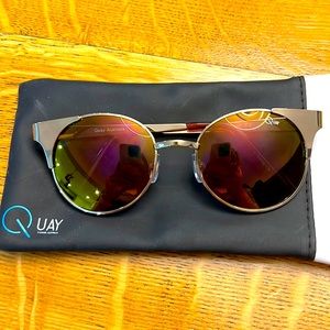 Quay Australia Rose Gold Asha Sunglasses